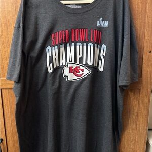 Kansas City- Super Bowl  LVII (57) Dark Gray T-Shirt 4XL